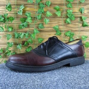 E.T. Wright Men  Saddle Oxfords Burgundy  Size‎ 10.5 Narrow  Used 2025